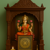 Shree Yantra on Raw Pyrite Frame