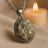 Raw Pyrite Pendant